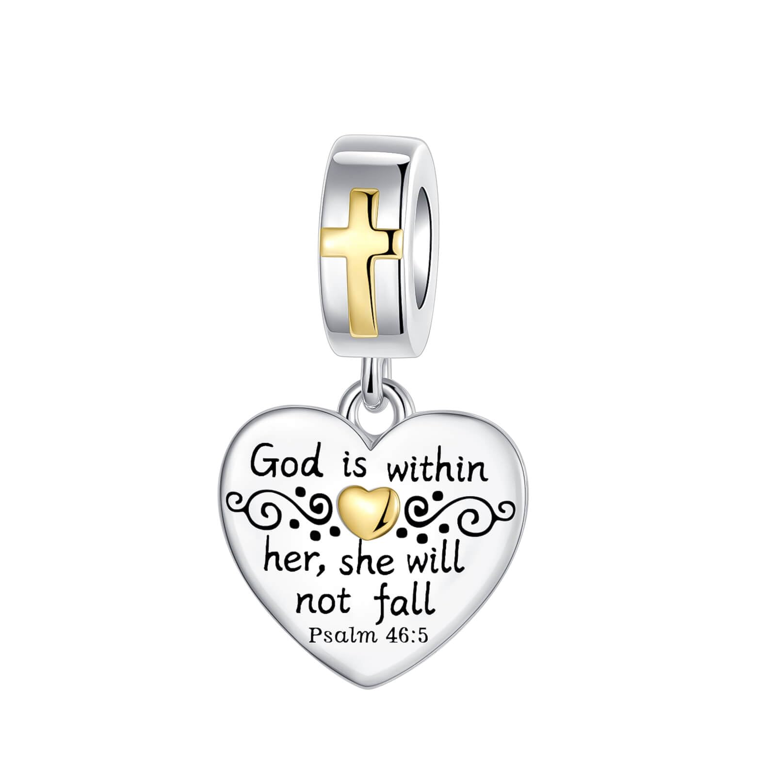 God Cross Dangle Charm