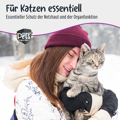 Pets Protect 100% reines TAURIN-Pulver für Katzen & Hunde 150 g | Gesunderhaltung Netzhaut & Organfunktion | Immunsystem & Stoffwechsel | Stärkung von Herzkreislaufsystem | Deutsche Herstellung
