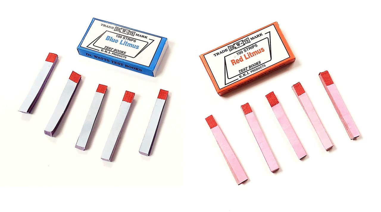 ERH India (Pack of 1 Set) Litmus Paper Red and Blue Acid Base 