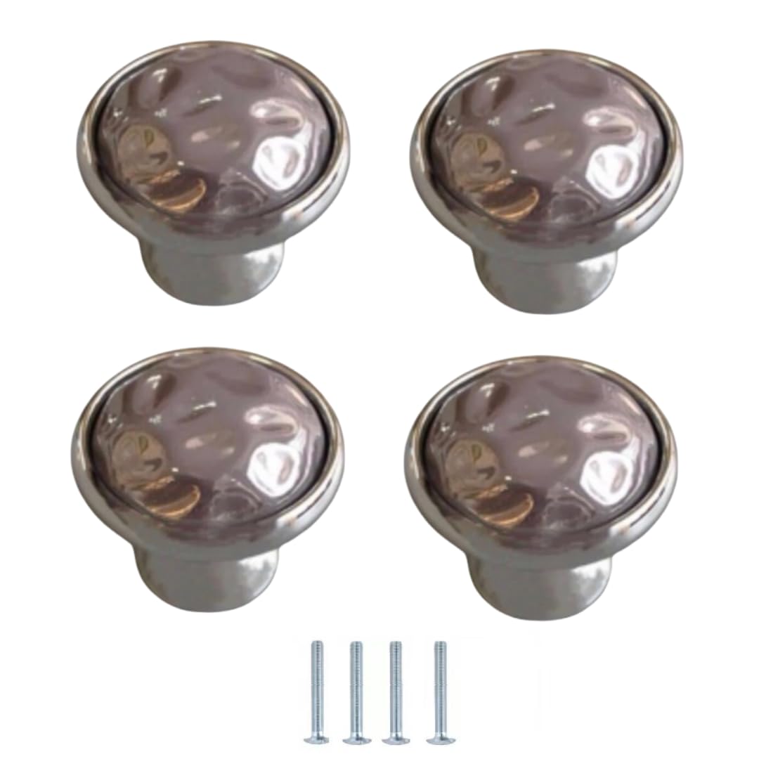 Lqzaxsrdr Grey Ceramic Cupboard Drawer Handle Knobs, Ceramic Door Knobs 4 Pcs 35Mm Multicolor Cabinet Drawer Handles(Grey)