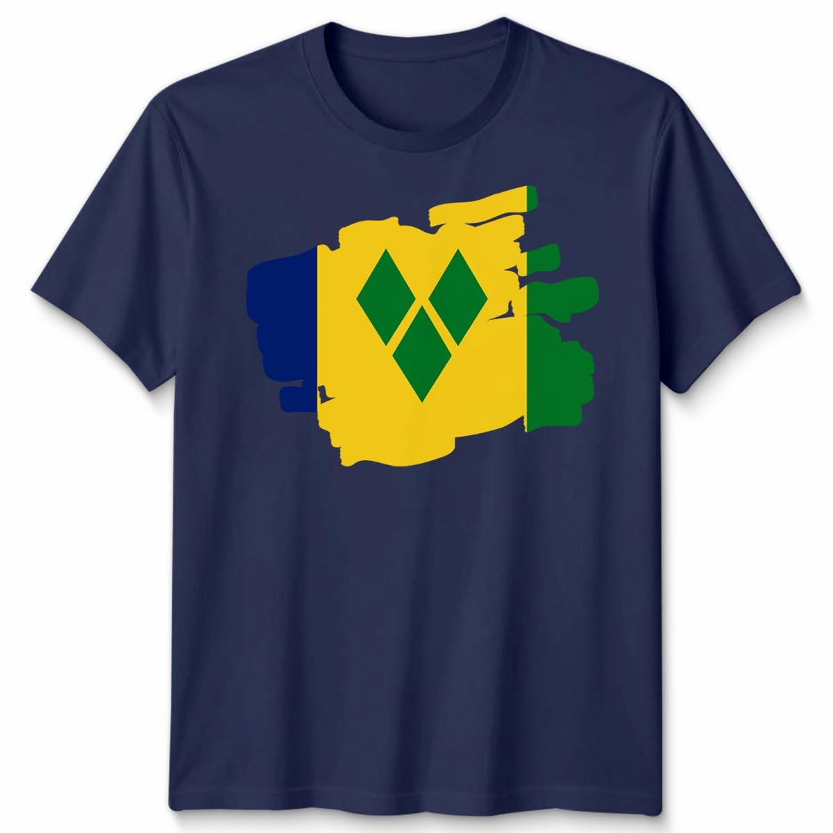 D&T Torn Saint Vincent and Grenadines Flag Football Unisex Tshirt Unisex 3XL