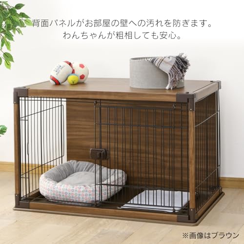 アイリスオーヤマ(IRIS OHYAMA) 【Amazon.co.jp限定】 アイリスオーヤマ インテリアウッディサークル 限定ブラウン 小型犬用 小型犬向け の商品画像 4