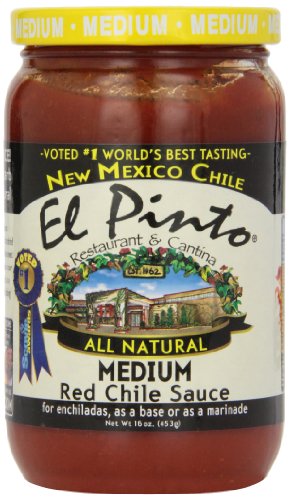 El Pinto Red Chile Sauce, Medium, 16 Ounce (Pack of 6)
