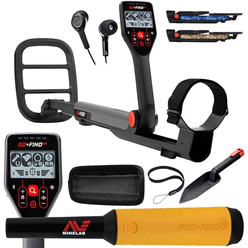 Minelab GO-FIND 66 Metal Detector, Bobina di ricerca impermeabile da 10 pollici 7,8 kHz