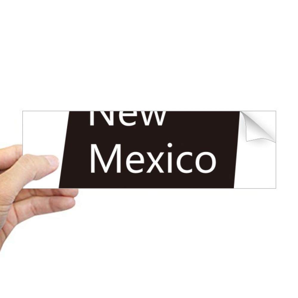 Sticker rectangulaire fenêtre Nouveau-Mexique autocollant