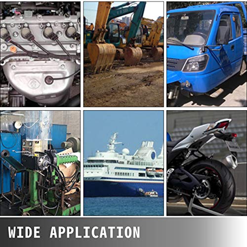 Vevor 6An 32.8Ft Stainless Steel Nylon Braided Oil Gas Fuel Line Hose 10M Bk + 20 Pcs Aluminum Hose End Fitting Adapter Kit Fuel Line Kit 1000 Psi (An6) #TOP7