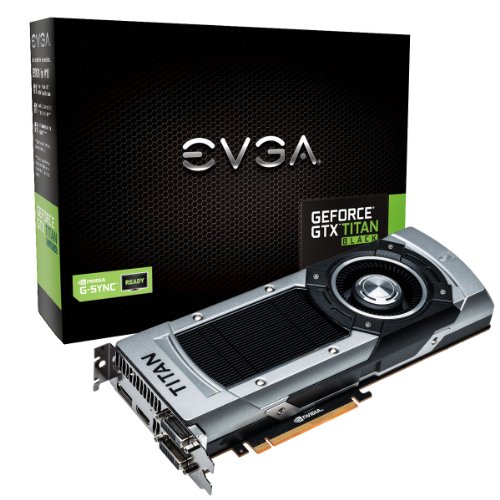 EVGA GTX Titan Black   Tarjeta gráfica con GeForce GTX Titan (6 GB GDDR5, 4096 x 2160, 384 bit, DVI, HDMI, DisplayPort)