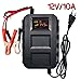Produktbild Etrogo Ladegerät Batterien 12v Motorrad Auto, 10A mit Reinem Kupfer-Alligator, LCD-Bildschirm für Auto-Boot-Marine-Blei-Säure-Batterie