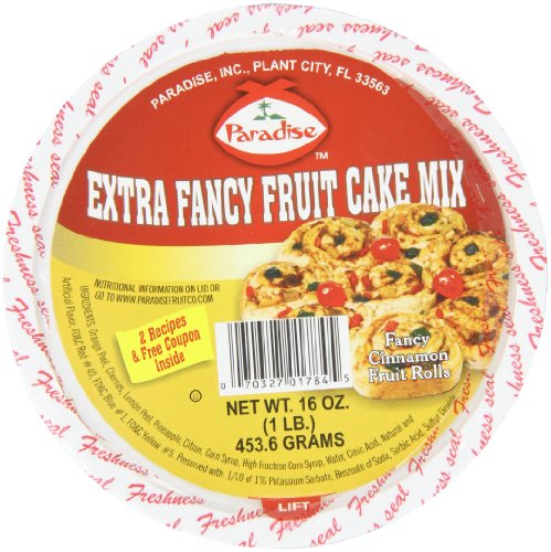 Paradise Fruit Extra Fancy Fruit Cake Mix, 16 Ounce #TOP2