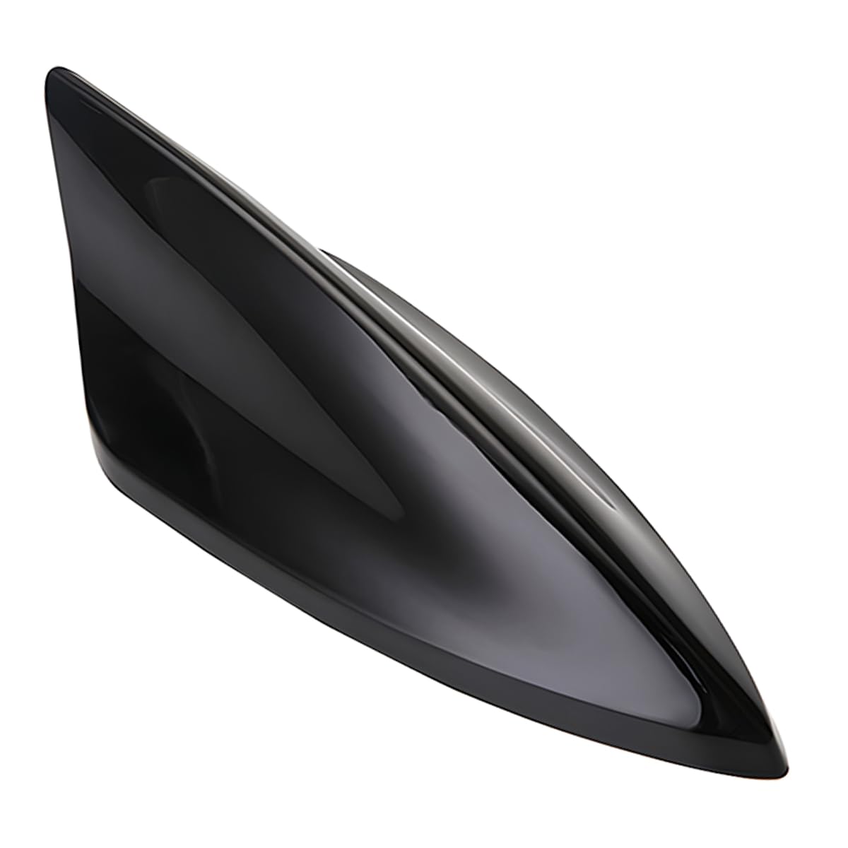 CGEAMDY Antena de aleta de tiburón, decoración para coche, universal, para coche, SUV, camión, furgoneta (negro)