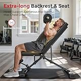 FLYBIRD Hantelbank, verstellbare Krafttrainingsbank für Ganzkörpertraining mit schnellem Zusammenklappen – Version 2021 Workout with Fast Folding- 2021 Version - 4