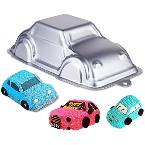 WOTOY Durable Car Cake Baking Pan Mold Cover