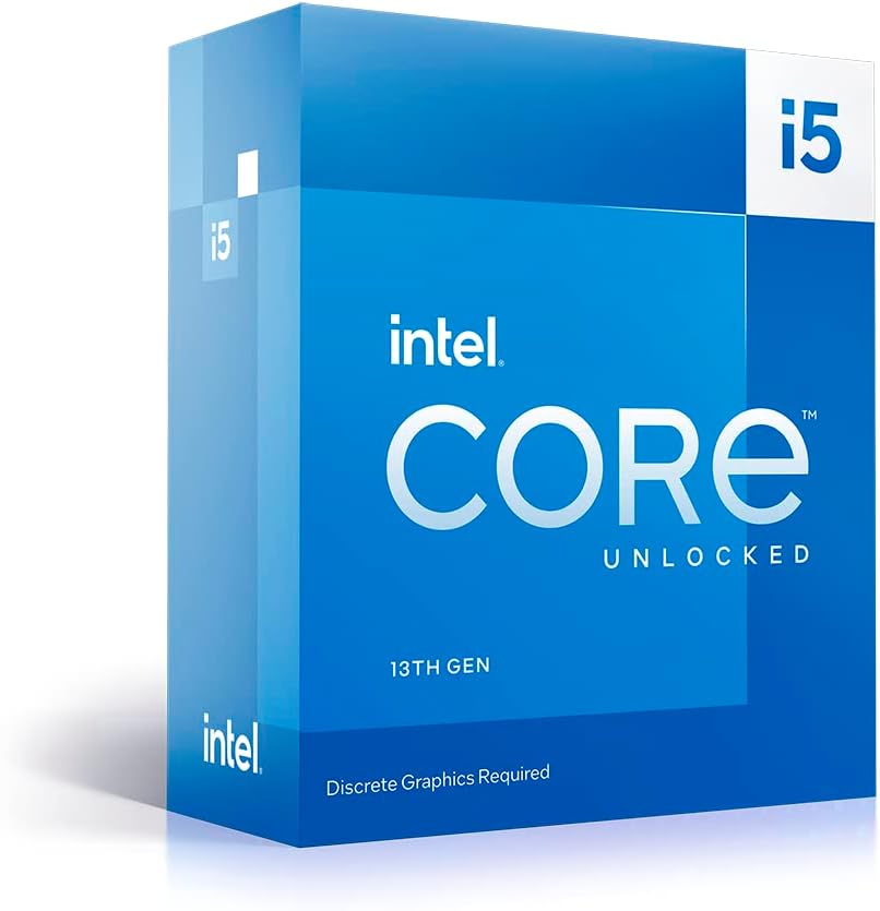 Core™ i5-13600KF Desktop Processor 14 cores (6 P-cores + 8 E-cores) 24M Cache, up to 5.1 GHz