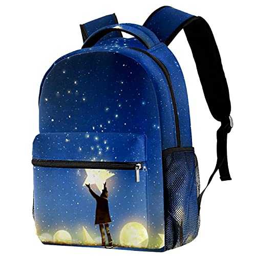 Sac à dos de voyage bleu pour les sorties scolaires et vacances en famille