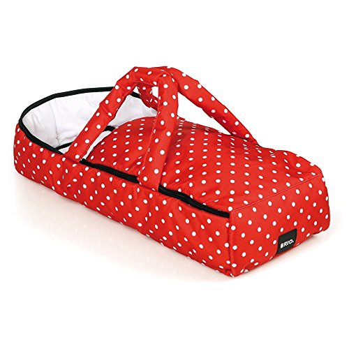 Preisvergleich Produktbild BRIO 24891592 63891592-Puppen-Tragetasche, rot / weiß