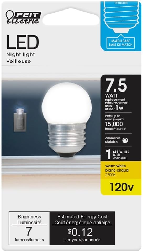 Feit Electrical LED S11 E26 SW 7.5W