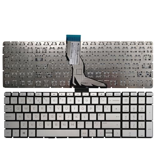 Clavier HP 15S-DY 15-EF TPN-Q222 argent azerty uk
