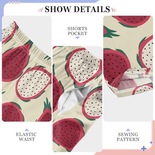 Pitaya Boys Long Pants Soft Trousers Elastic Waist Kids Lounge Bottoms with Pockets S-XL4