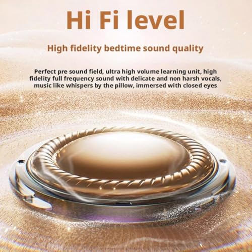 Image of P SEVEN Pillow Side Sleep Speaker Bluetooth Audio Device, Portable Wireless Flat Speaker with Fabric Finish, Rechargeable Multi Functional Music Speaker for Sleeping