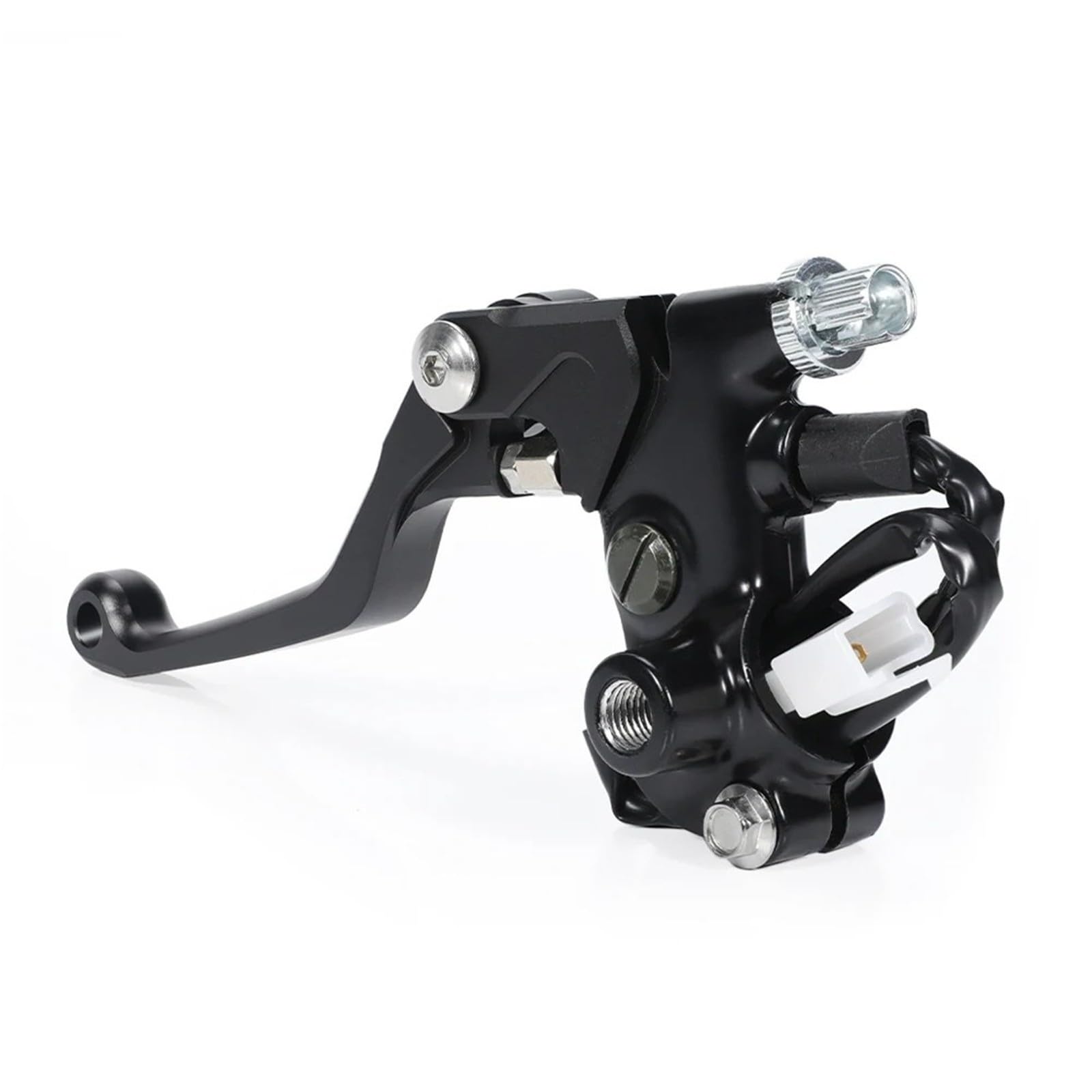 Czarna dźwignia sprzęgła CNC z zespołem okonia, kompatybilna z YAMAHA YZ125 85 80 XT660 X/R/E XT350 XT250/225 Serow XT125 XTZ750/650