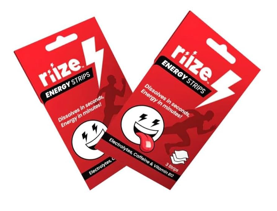 Amazon.com: Riize Energy Strips, Fast Acting with 50mg Caffeine,  L-Theanine, Vitamin B12, Electrolytes, Natural Flavors, Vegan, Instant  Boost Oral Supplement (6 Count Pack) : Health & Household