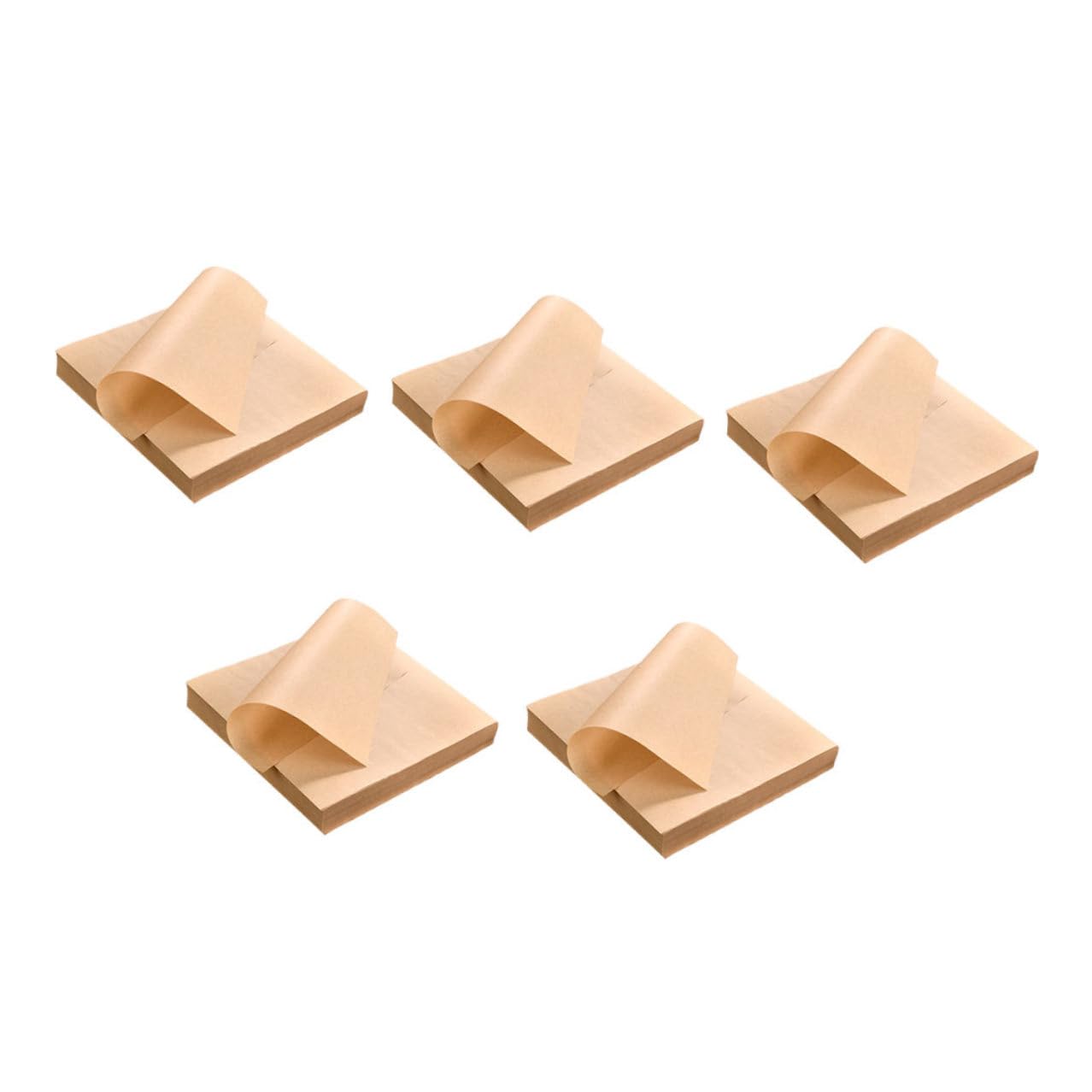 Papier absorbant antiadhésif kraft naturel 20x20 cm lot de 500