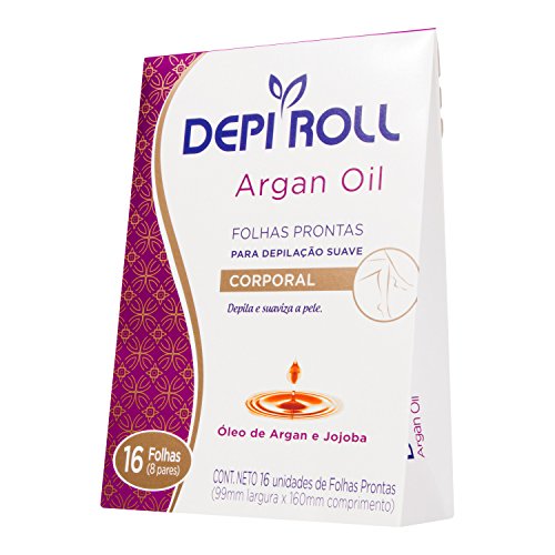 Depi-Roll Folhas Prontas Corporal Argan, Depiroll