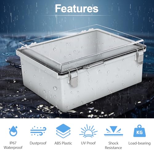 Boîte de jonction étanche contre l'humidité : le boîtier IP67 transparent durable