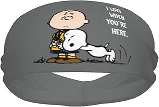 ヘアバンド スヌーピー チャーリーブラウン スウェットバンド ヘッドバンド メンズ レディース スポーツターバン ヘアターバン おしゃれ スポーツヘアバンド 伸縮性 通気性あり 男女兼用 贈り物