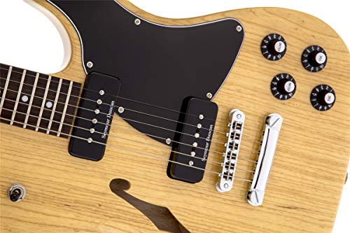 Fender Jim Adkins Signature Series JA-90 Telecaster Thinline Touche en laurier Naturel - Les Beatles, Paul McCartney, John Lennon, RIngo Starr, George Harrison Fender Jim Adkins Signature Series JA-90 Telecaster Thinline Touche en laurier Naturel – Image 5