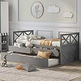 Solid Wood Daybed Bunk Bed No Box Spring Needed