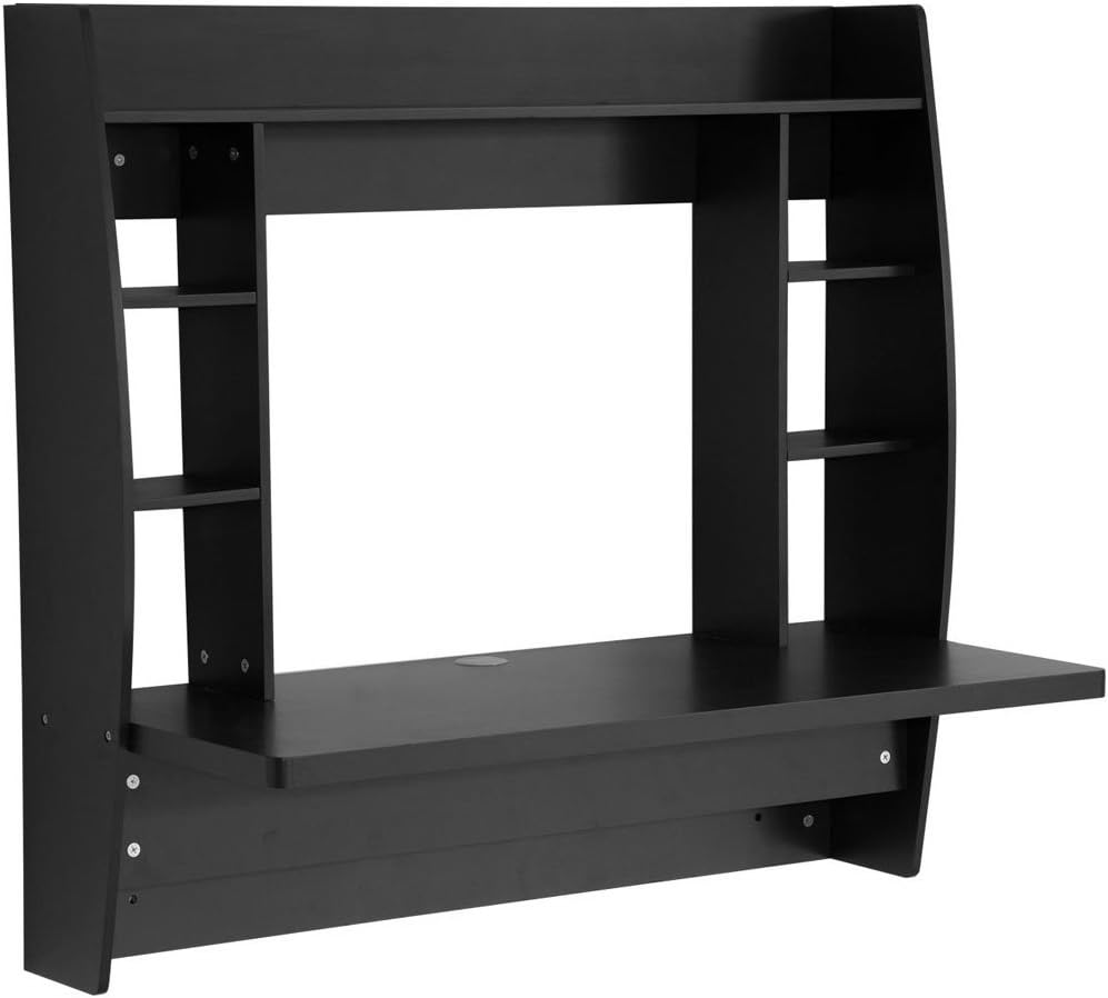 Prepac Floating Desk Versatile Wall Mounted Desk for