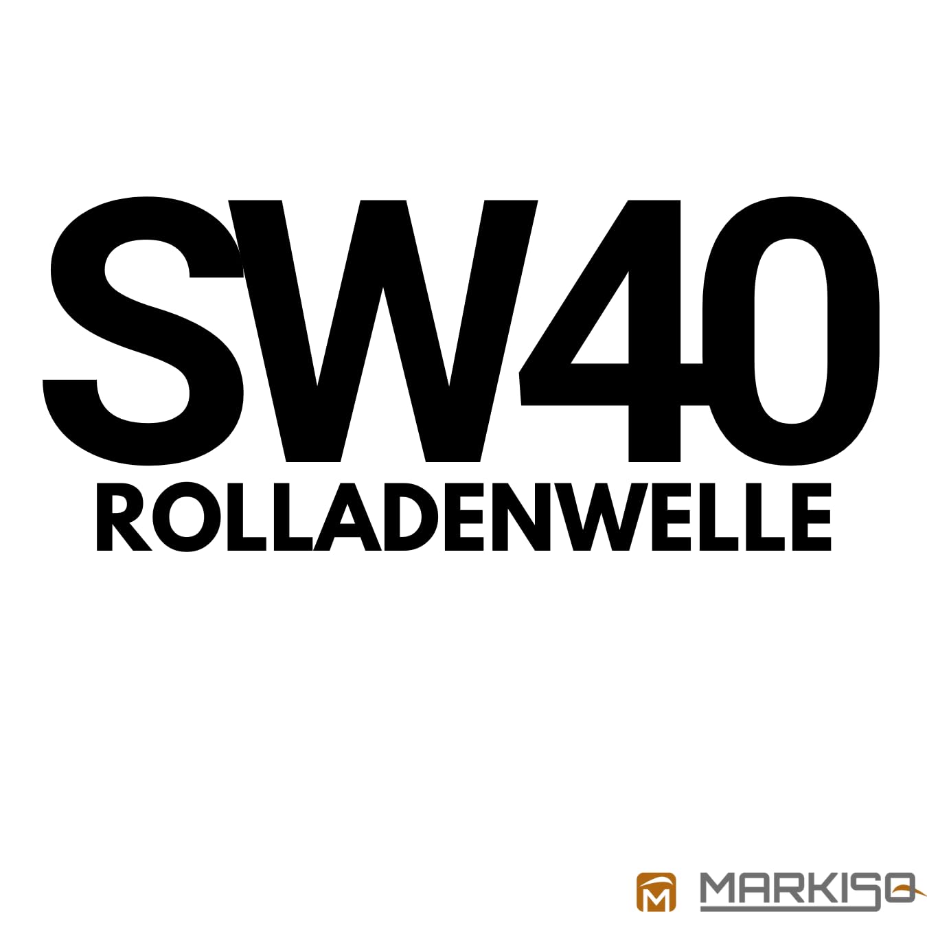 Rolladengetriebe 3:1 – Kurbelgetriebe [Freilauf Links] für SW40 Rollladenwelle – Kegelradgetriebe [Made in Germany] mit 6mm Innenvierkant-Antriebsstab – ®markiso Qualität