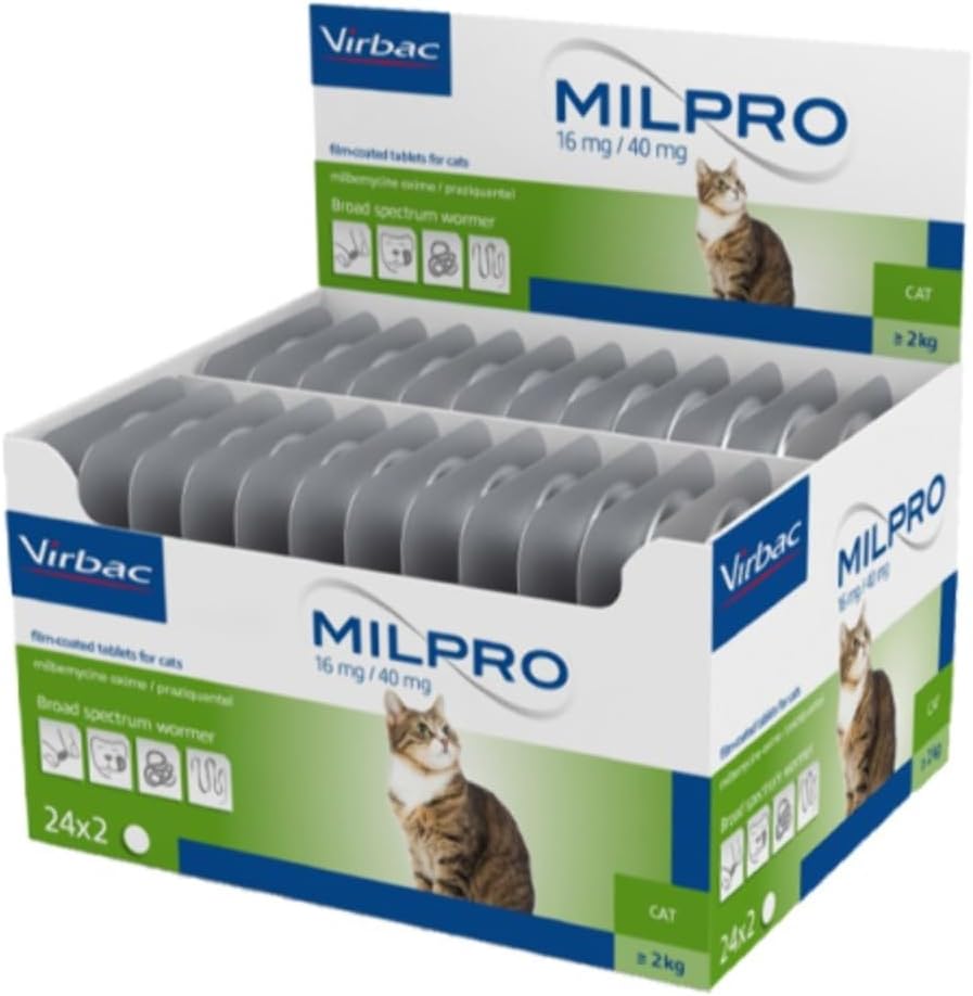 Milpro Cat's Dewormer/ 1 single Tablet (Cat above 2kg)