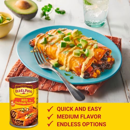 Image of Old El Paso Medium Red Enchilada Sauce, Meal Prep, 10 oz
