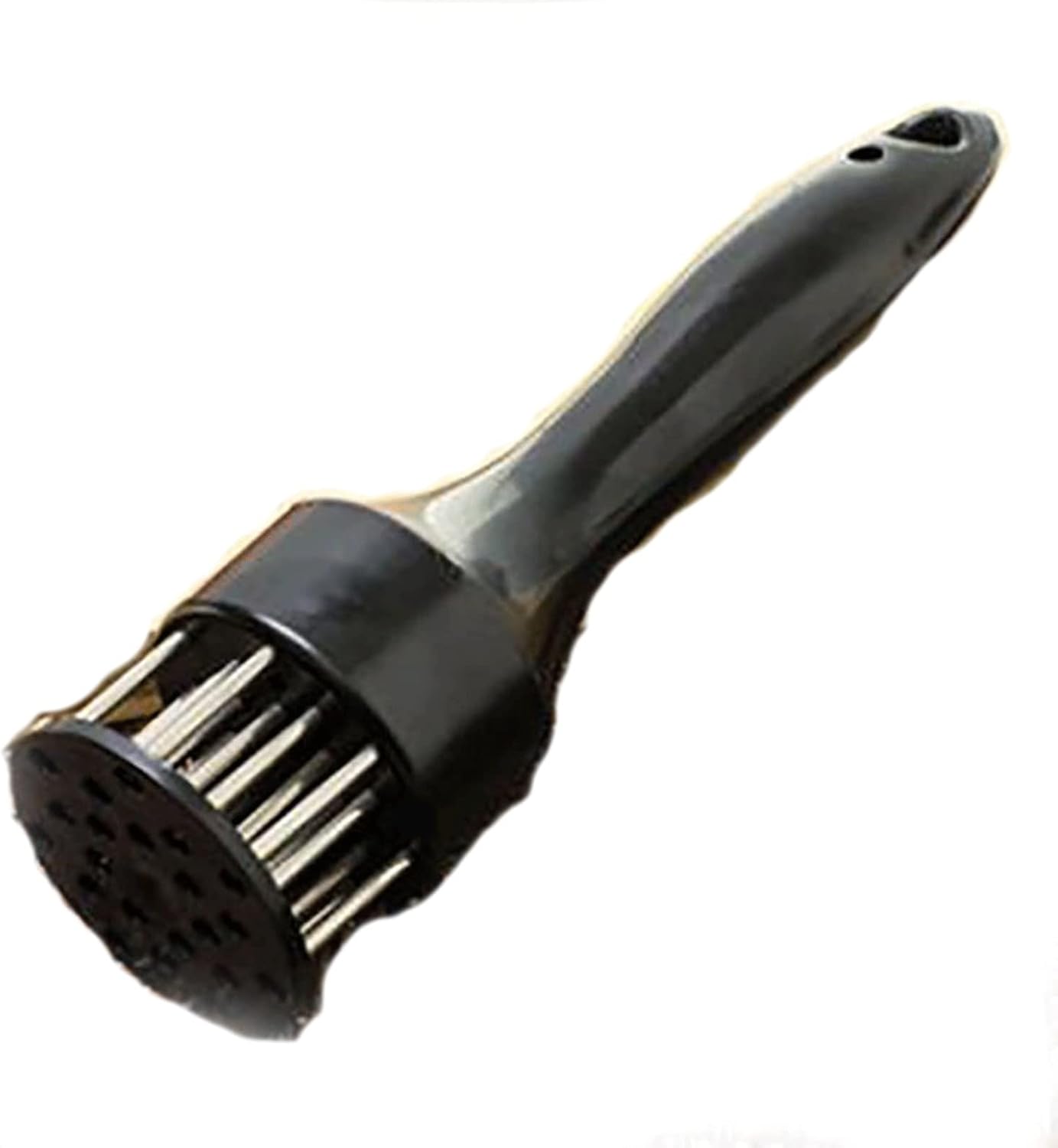 INLIMA Hammer Meat Tenderizer Loosening Portable Meat Hammer Steak Pork Meat Tenderizer BBQ Cooking Gadget Meat Needle Beef Hammers Tools (Color : Black)