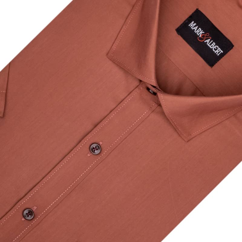 Image of MARK & ALBERT Men's Half Sleeves Regular Shirt