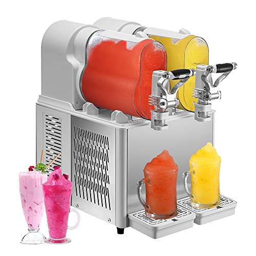 Kommerzielle Slushy Maschine, Elektrischer 6L Getränkespender,370W Slush Maschine Für Gefrorene Getränke,Multifunktions…