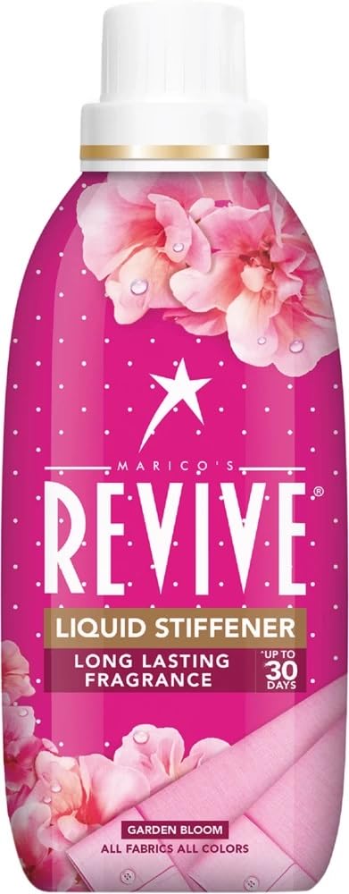 Revive Liquid Stiffener with Garden Bloom fragrance. Long lasting fragrance that lasts upto 30 days, 395g-image-10