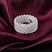 Produktbild WZYMNJZ Mode Mesh Plain Solid Color Silberfarbe Frau Ring Schmuck Zubehör Ring