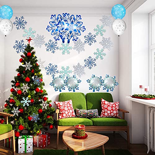 39 Pcs Palloncino Fiocco di Neve, Frozen