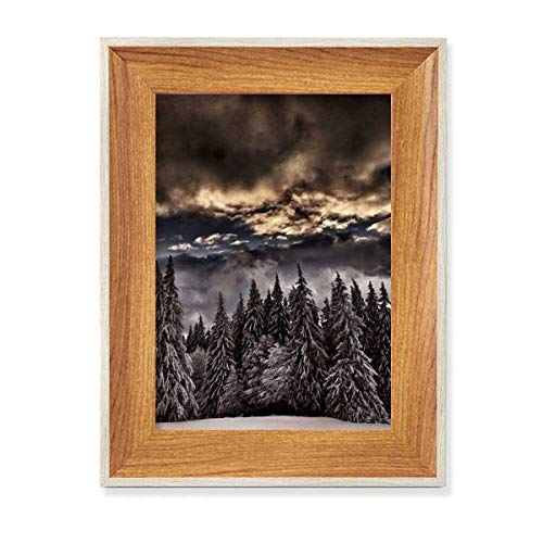 Cadre photo bois de pin haut de gamme pour affichage tableau bureau