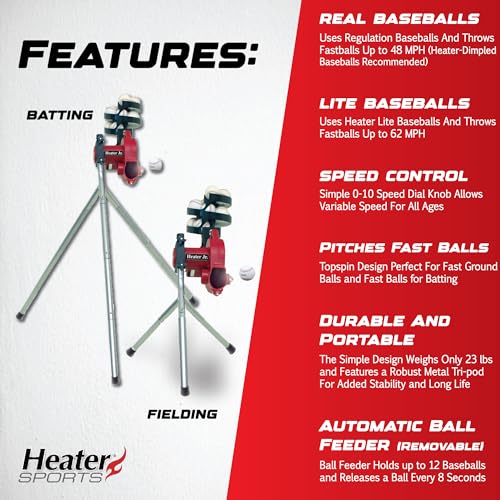 Heater HTR299 Sports Junior Baseball Pitching Machine thumb #1