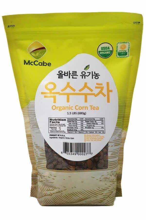 Miniatura 4 de McCabe Paquete de té orgánico de grano tostado  Té de arroz integral, maíz y cebada  Certificado USDA y CCOF  Sin OMG  Té de arroz integral de 2