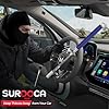 SURDOCA Multifunction Steering Wheel Lock – High Security Anti Theft Steering Wheel Lock with Window Breaker – Universal Car Wheel Lock – Easy Installation Fit for Auto Truck SUV Van #1