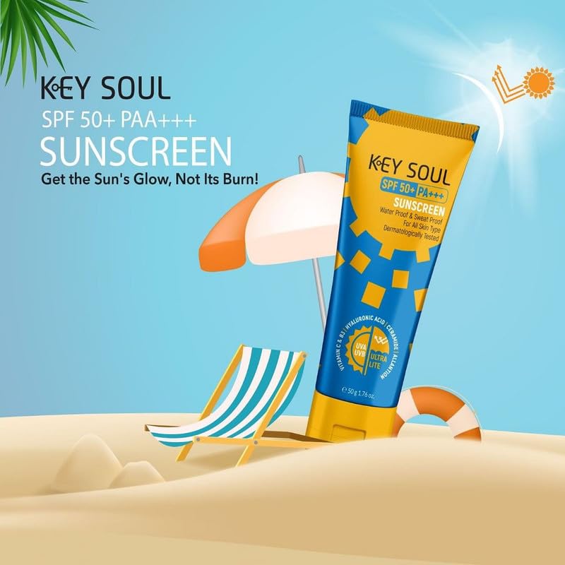 Image of Arohi Genrel Store Key Soul SPF 50+ Sunscreen Cream