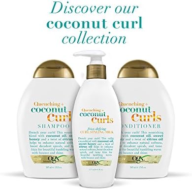 OGX Quenching + Coconut Curls Frizz-Defying Moisture Mousse, 8 Ounce