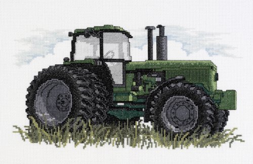 Janlynn Tractor Counted Cross Stitch Kit-12