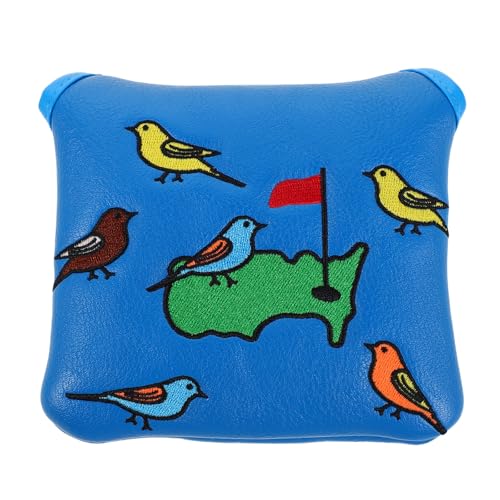 KALLORY ゴルフマレットパターカバー:防水PU再利用可能ヘッドカバー、豪華な内装クラブプロテクター付き、アウトドアスポーツ用 - クラブアクセサリー雨よけ