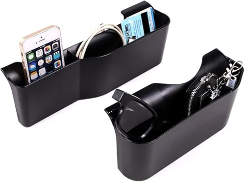 Miniatura 7 de LLKUANG Central Gear - Caja de almacenamiento en ambos lados para Toyota FJ Cruiser 2007-2021 Bandeja multifuncional de ABS para automóvil, bandeja